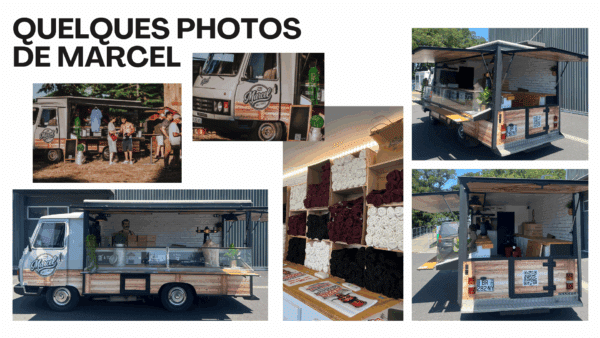 Camion itinérant bar à t-shirts